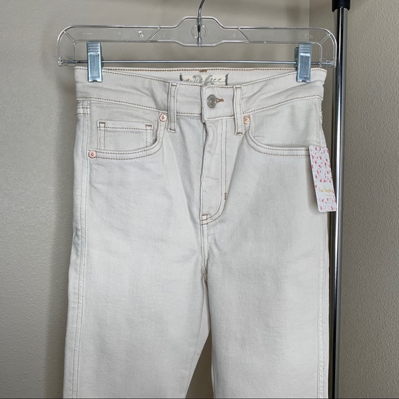 Free People Raw Hem Denim Leggings - Picture 4 of 9